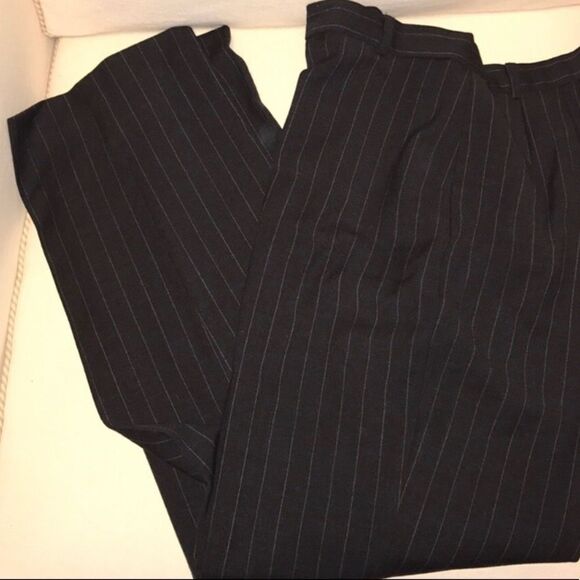 Rafaella Wool Blend Pants Size 10 Gray - Picture 1 of 5